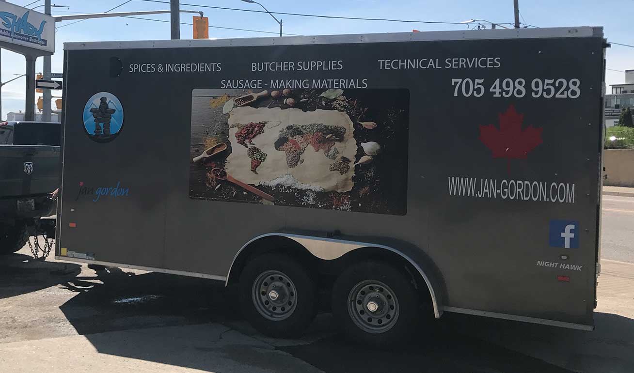 Advertising Wraps for Trailers by Shark in North Bay, ON